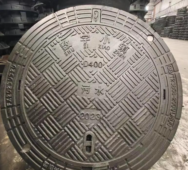 临邑球墨铸铁防沉降井盖展示